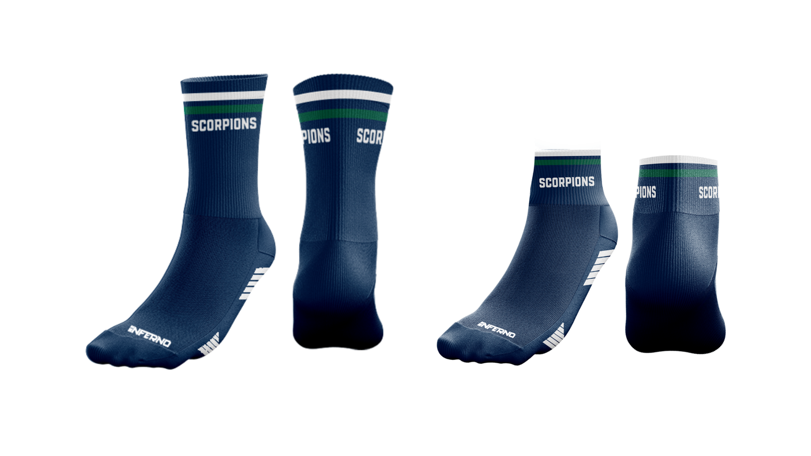 Scorpions Touch Crew & Ankle Socks