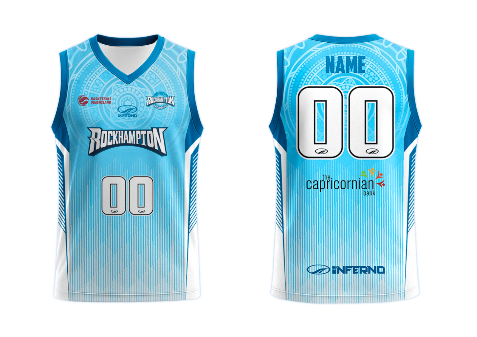 Rockhampton Basketball Junior Jersey (AWAY)