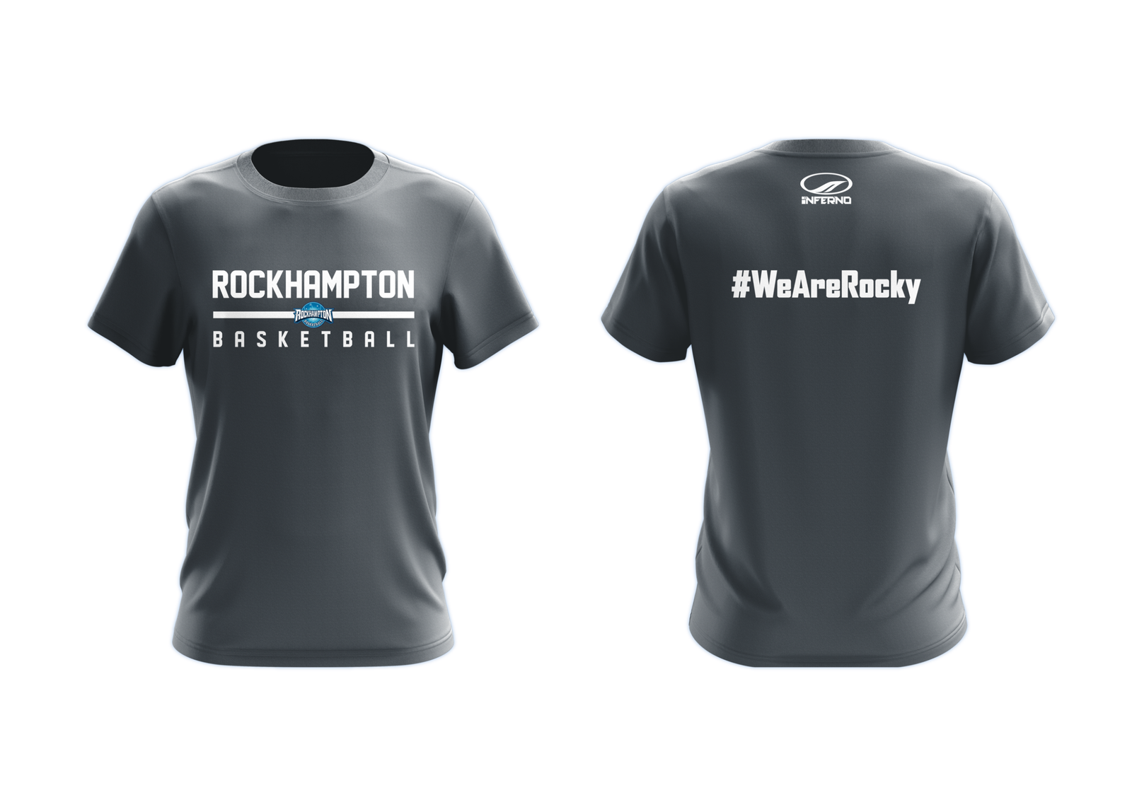 Rockhampton Basketball Grey Casual Tee
