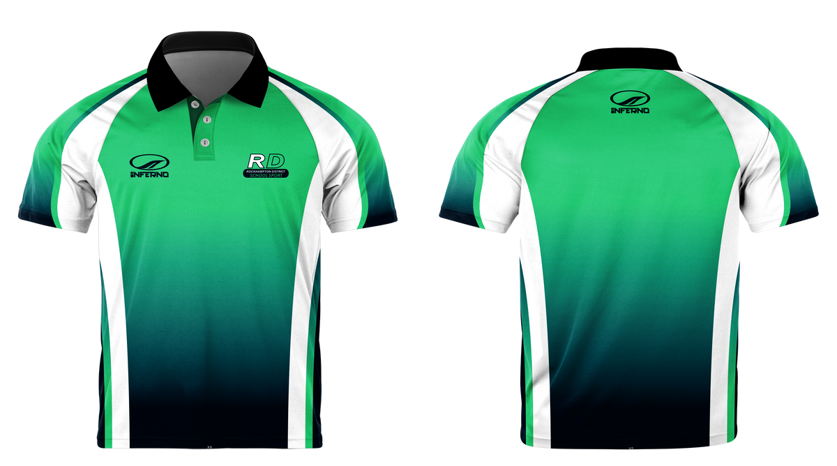 ROCKHAMPTON DISTRICT SCHOOL SPORT GIRLS/WOMENS POLO