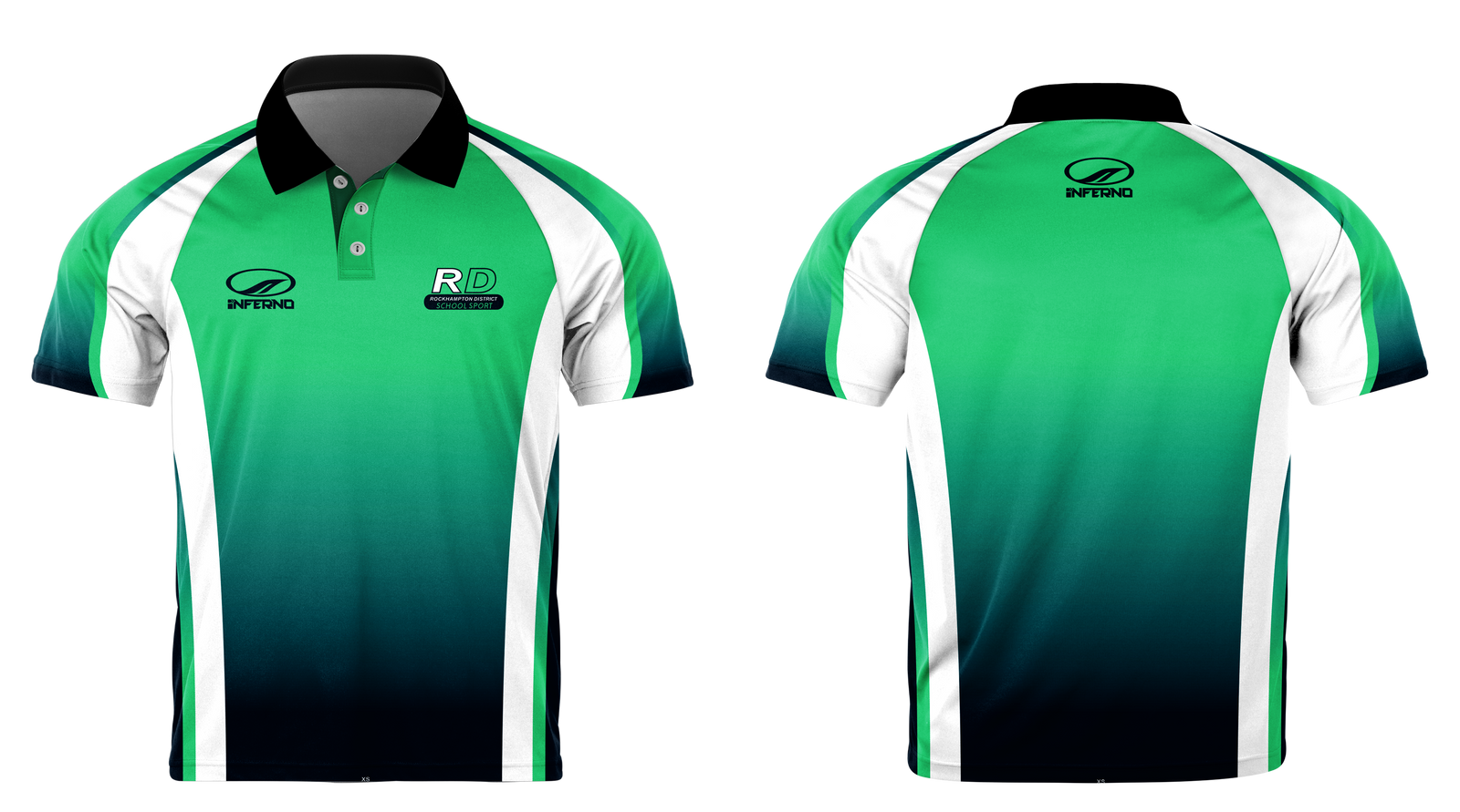 ROCKHAMPTON DISTRICT SCHOOL SPORT GIRLS/WOMENS POLO