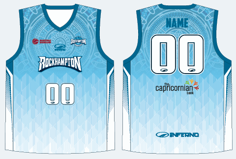 Rockhampton Basketball Junior Jersey (AWAY)