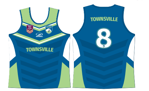 Townsville Ladies Reversible Playing Singlet