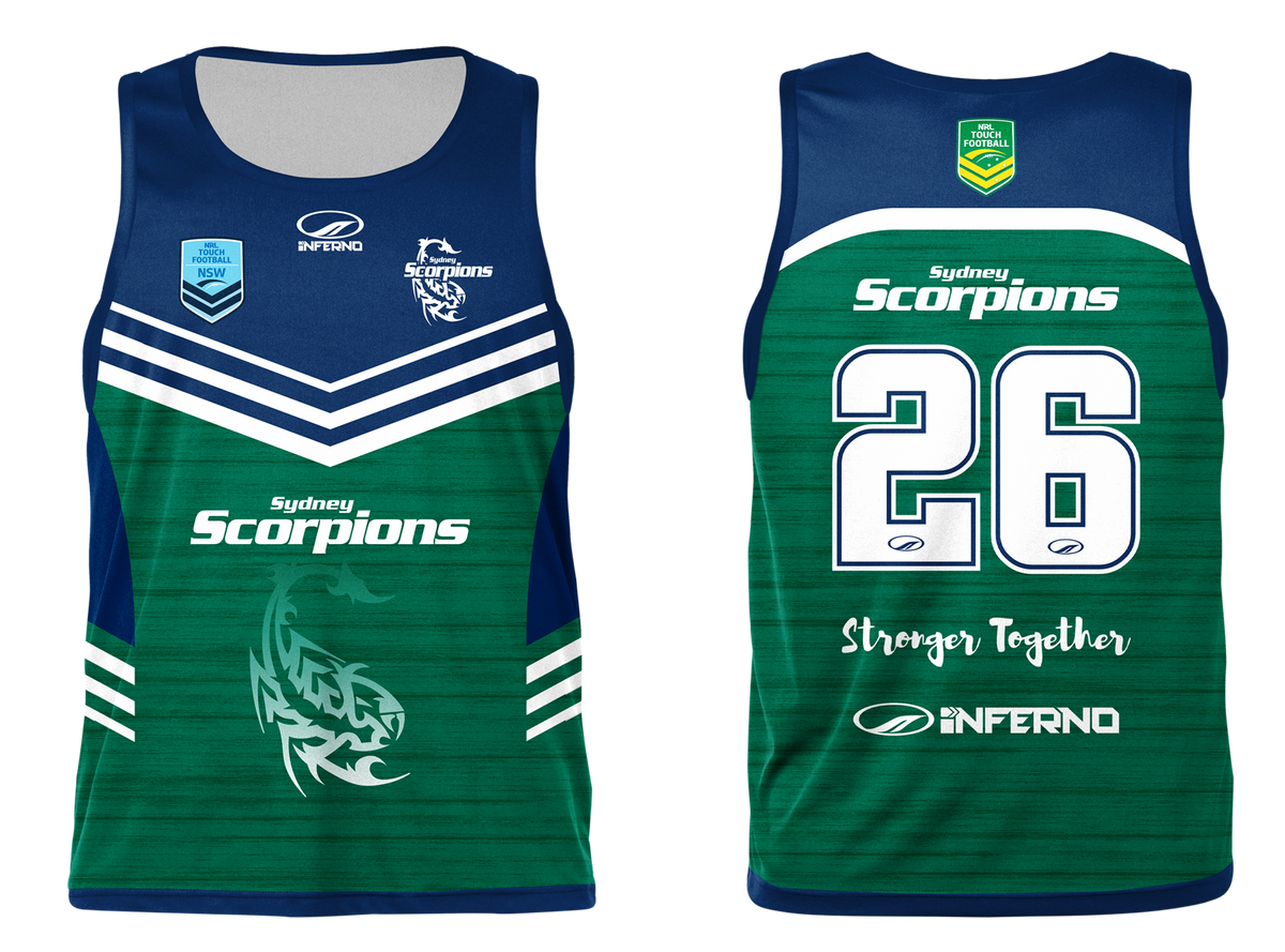 Scorpions Touch Playing Singlet