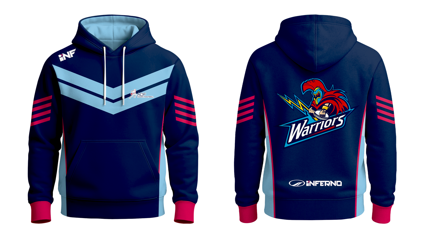 ADF Warriors Hoodie - Navy