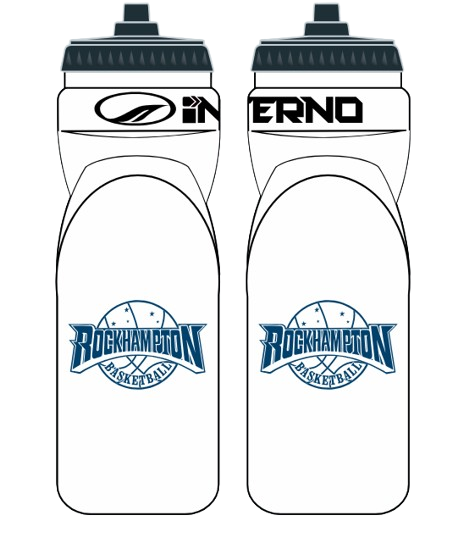 Rockhampton Basketball Clear Water Bottle