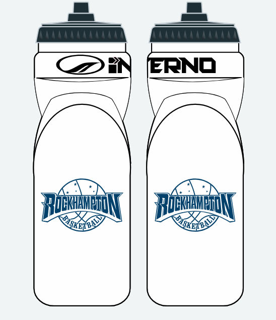 Rockhampton Basketball Clear Water Bottle