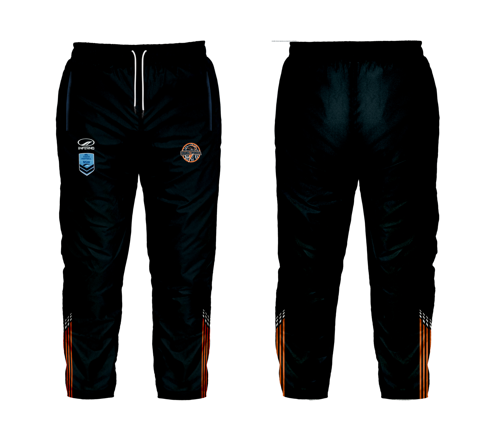 Orange Thunder Touch Trackpants